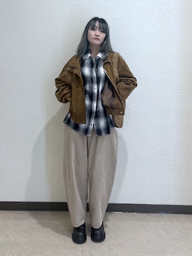 17mfmさん（骨格ナチュラル・レディース・158cm）の秋コーディネート
