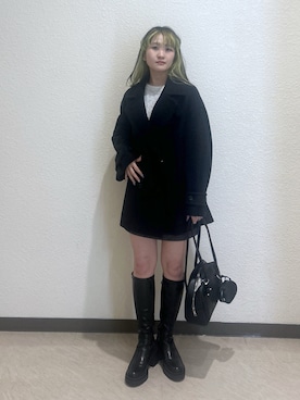 17mfmさん（レディース・158cm）の冬コーディネート