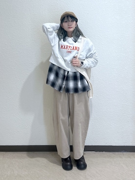 17mfmさん（骨格ナチュラル・レディース・158cm）の秋コーディネート