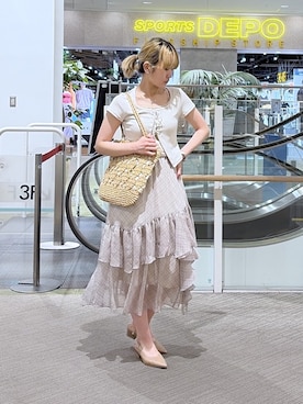 17mfmさん(レディース・158cm)の夏コーディネート