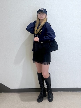 17mfmさん（レディース・158cm）の冬コーディネート