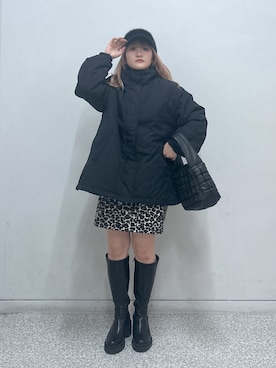 「FREE'S MART（フリーズマート）のアイテム（ジャケット/アウター）」を使った、17mfmさん（レディース・158cm）の秋コーディネート