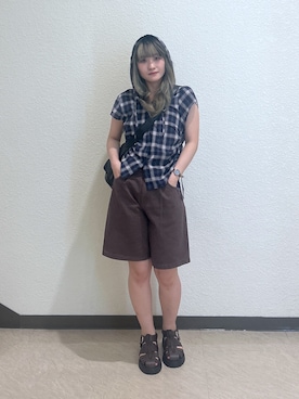 17mfmさん（レディース・158cm）の夏コーディネート