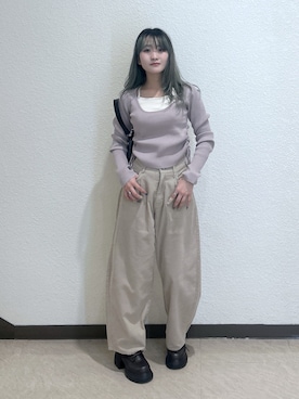 17mfmさん（レディース・158cm）の秋コーディネート