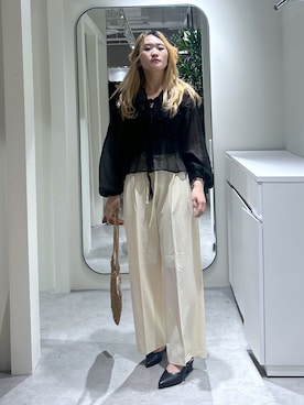 「FREE'S MART（フリーズマート）のアイテム（パンプス）」を使った、17mfmさん（レディース・158cm）の夏コーディネート