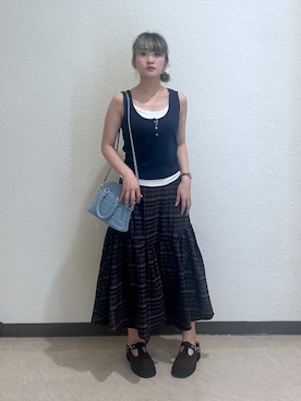 17mfmさん（骨格ナチュラル・レディース・158cm）の夏コーディネート