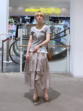 17mfmさん(レディース・158cm)の夏コーディネート