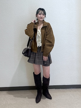 17mfmさん（レディース・158cm）の秋コーディネート