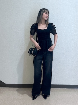 「アイテム（パンプス）」を使った、17mfmさん（レディース・158cm）の夏コーディネート