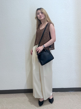 「FREE'S MART（フリーズマート）のアイテム（パンプス）」を使った、17mfmさん（レディース・158cm）の夏コーディネート