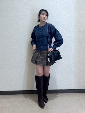 17mfmさん（骨格ナチュラル・レディース・158cm）の秋コーディネート