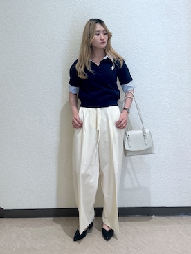 「FREE'S MART（フリーズマート）のアイテム（パンプス）」を使った、17mfmさん（レディース・158cm）の夏コーディネート