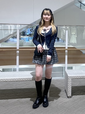 「FREE'S MART（フリーズマート）のアイテム」を使った、17mfmさん（レディース・158cm）の春コーディネート