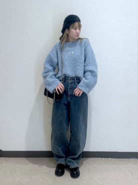 17mfmさん（レディース・158cm）の冬コーディネート