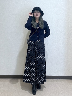 17mfmさん（骨格ナチュラル・レディース・158cm）の秋コーディネート