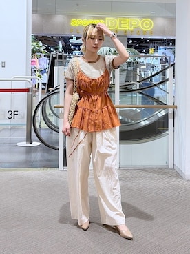 17mfmさん(レディース・158cm)の夏コーディネート
