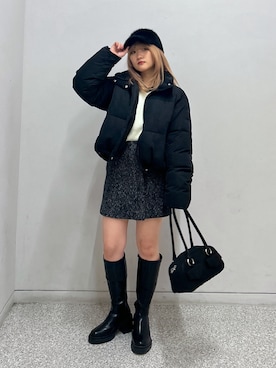 「FREE'S MART（フリーズマート）のアイテム（ジャケット/アウター）」を使った、17mfmさん（骨格ナチュラル・レディース・158cm）の冬コーディネート
