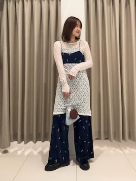 「アイテム（その他トップス）」を使った、おはねさん（レディース・168cm）の秋コーディネート