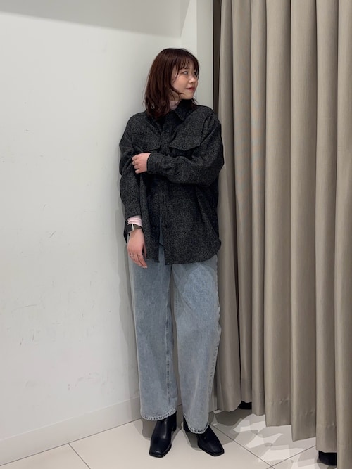 セール】ウールライクオーバーシャツ（シャツ/ブラウス）｜SENSE OF