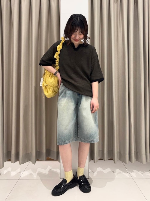 アウトポケットギャザーショルダーバッグ