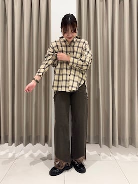 「イエベ」｜「アイテム（パンツ）」を使った、おはねさん（レディース・168cm）の夏コーディネート