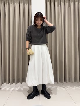 「ニット/セーター」｜おはねさん（レディース・168cm）の秋コーディネート