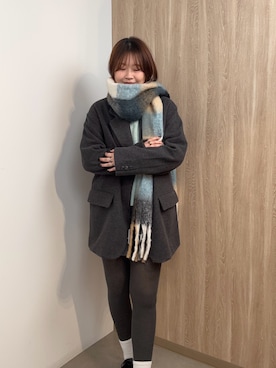 「SENSEOFPLACE」｜「アイテム（ジャケット/アウター）」を使った、おはねさん（レディース・168cm）の秋コーディネート