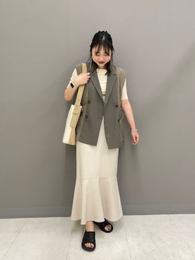 「SENSE OF PLACE by URBAN RESEARCH（センスオブプレイスバイアーバンリサーチ）のアイテム」を使った、おはねさん（レディース・168cm）の夏コーディネート