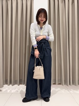「アイテム（つなぎ/オールインワン）」を使った、おはねさん（レディース・168cm）の夏コーディネート