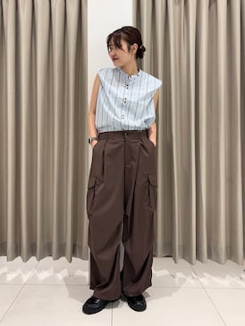 「イエベ」｜おはねさん（レディース・168cm）の夏コーディネート