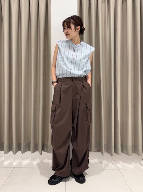 『ユニセックス』ワイドカーゴパンツ