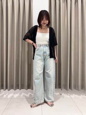 「イエベ」｜「アイテム（シューズ）」を使った、おはねさん（レディース・168cm）の夏コーディネート