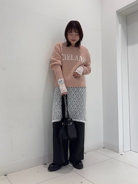 「アイテム（雑貨/ホビー）」を使った、おはねさん（レディース・168cm）の冬コーディネート