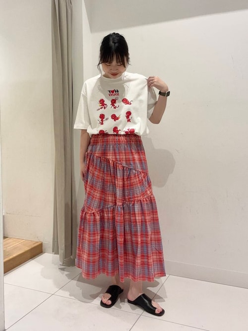 セール】『別注』HOT STUFF×SENSE OF PLACE プリントTシャツ B（T