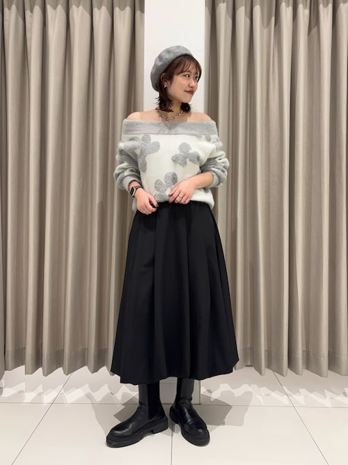 フラワージャガードニット（ニット/セーター）｜SENSE OF PLACE by