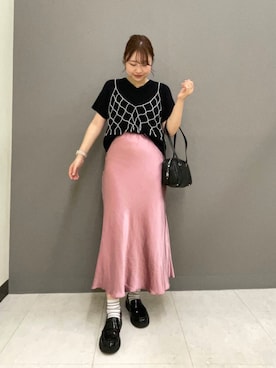 「アイテム（その他小物）」を使った、おはねさん（レディース・168cm）の秋コーディネート