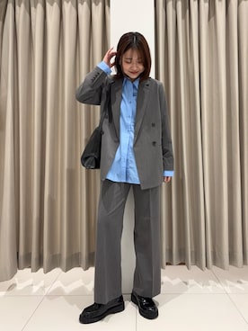 「アイテム（その他アウター）」を使った、おはねさん（レディース・168cm）の秋コーディネート