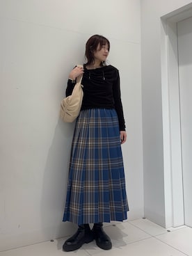 「アイテム（その他トップス）」を使った、おはねさん（レディース・168cm）の冬コーディネート