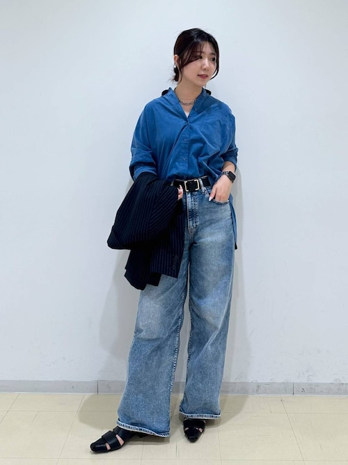 BARNYARDSTORM SURT / ルーズシルエットデニム ブラック S BARNYARDSTORM SURT / ルーズシルエットデニム ブラック S