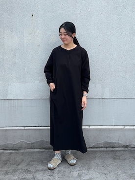 「Snow Peak（スノーピーク）のアイテム（ワンピース/ドレス）」を使った、Shiho Watanabeさん（レディース・164cm）の夏コーディネート