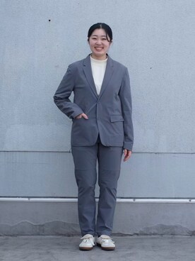「Snow Peak（スノーピーク）のアイテム（その他アウター）」を使った、Shiho Watanabeさん（レディース・164cm）の春コーディネート