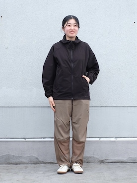 「Snow Peak（スノーピーク）のアイテム（その他アウター）」を使った、Shiho Watanabeさん（レディース・164cm）の春コーディネート