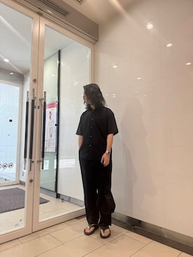 「春スタイリング」｜アライさん（メンズ・180cm）の春コーディネート