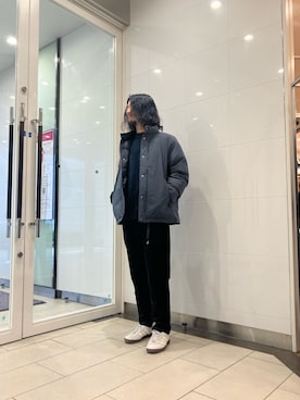 「URBAN RESEARCH（アーバンリサーチ）のアイテム（ダウンジャケット/コート）」を使った、アライさん（メンズ・180cm）の秋コーディネート