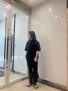 「春スタイリング」｜アライさん（メンズ・180cm）の夏コーディネート