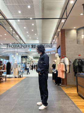 「URBAN RESEARCH（アーバンリサーチ）のアイテム（デニムジャケット）」を使った、アライさん（メンズ・180cm）の夏コーディネート