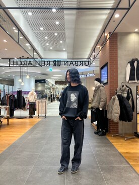 「URBAN RESEARCH（アーバンリサーチ）のアイテム（スウェット）」を使った、アライさん（メンズ・180cm）の秋コーディネート