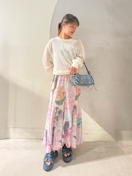 Desigual（デシグアル） ワンピース ボタニカルプリントドレス＆ニット