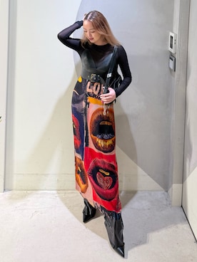 Desigual銀座STAFFさん（レディース・166cm）の冬コーディネート