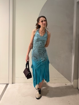 「Desigual（デシグアル）のアイテム（バッグ、ブラウン系）」を使った、Desigual銀座STAFFさん（メンズ・177cm）の夏コーディネート